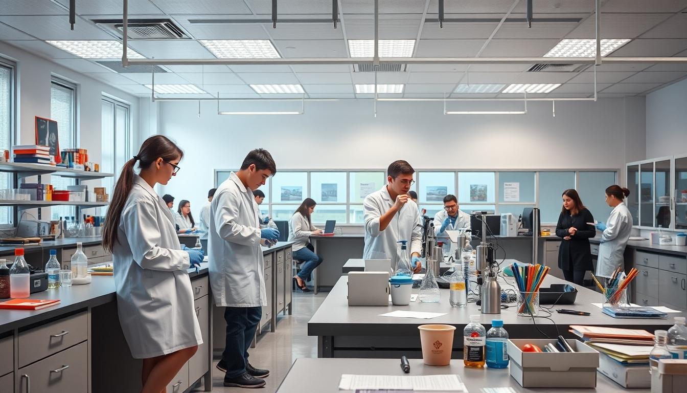 University campus and academic environment in New York